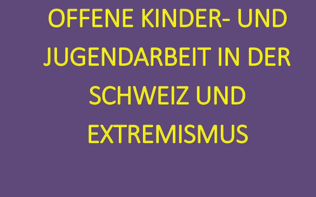 DOJ-Positionspapier OKJA in der Schweiz und Extremismus